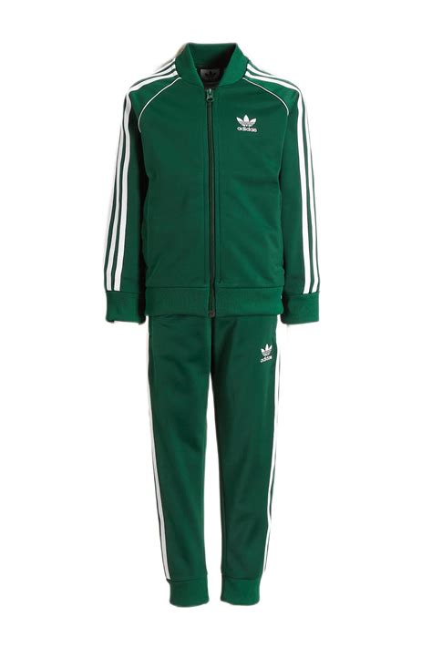 donkergroen adidas pak|adidas trainingspak dames.